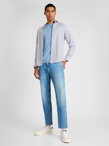 Tommy Hilfiger Tailored Slim Fit Paita 'CLASSIC' värissä sininen