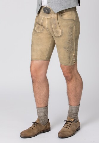 STOCKERPOINT Regular Traditional Pants 'OLIVER' in Beige