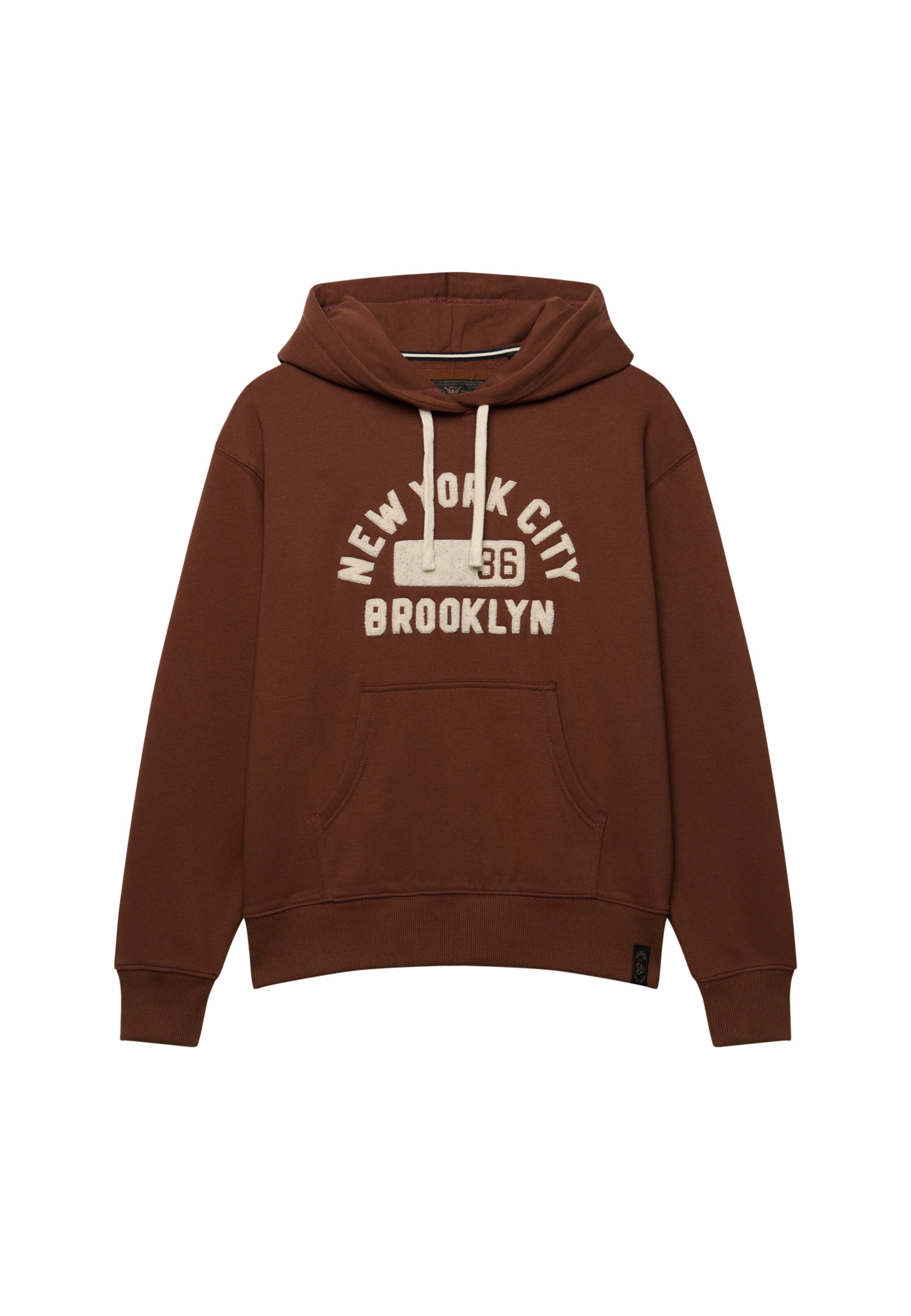 Sweat-shirt 'Vintage Prep' Superdry & Co en marron : devant