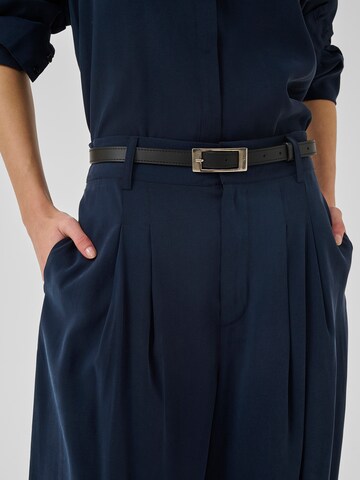 My Essential Wardrobe Wide Leg Bukser med lægfolder 'MWMindy' i blå