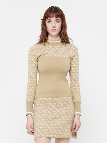 GUESS Pullover 'AUBREY' in Grau: Vorderseite