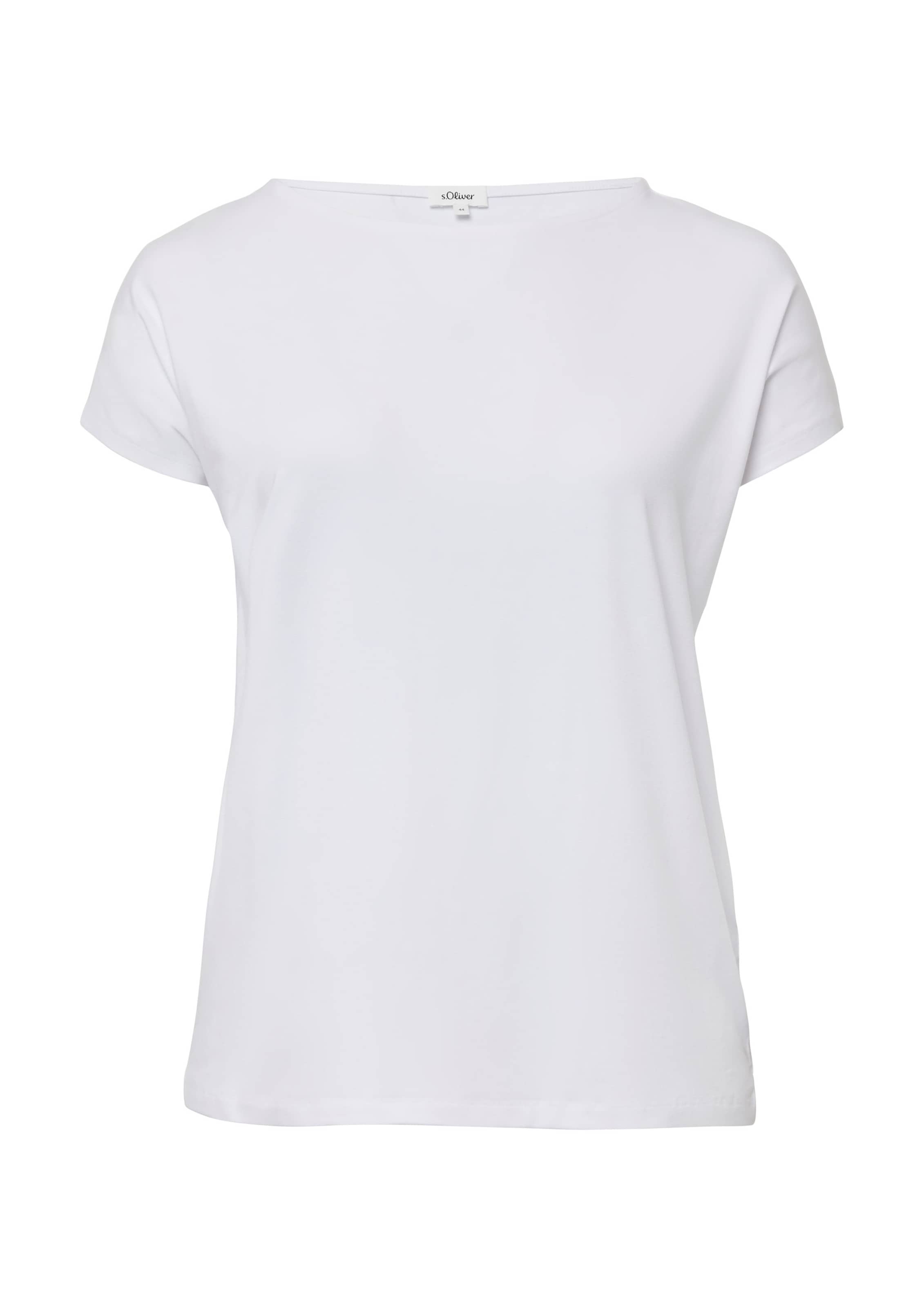 s.Oliver Red Label Plus Shirt in White: front