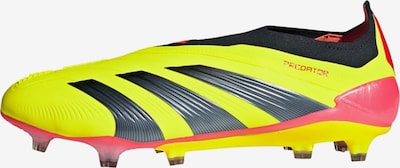 ADIDAS PERFORMANCE Chaussure de foot 'Predator Elite Laceless' en jaune / rouge cerise / noir, Vue avec produit