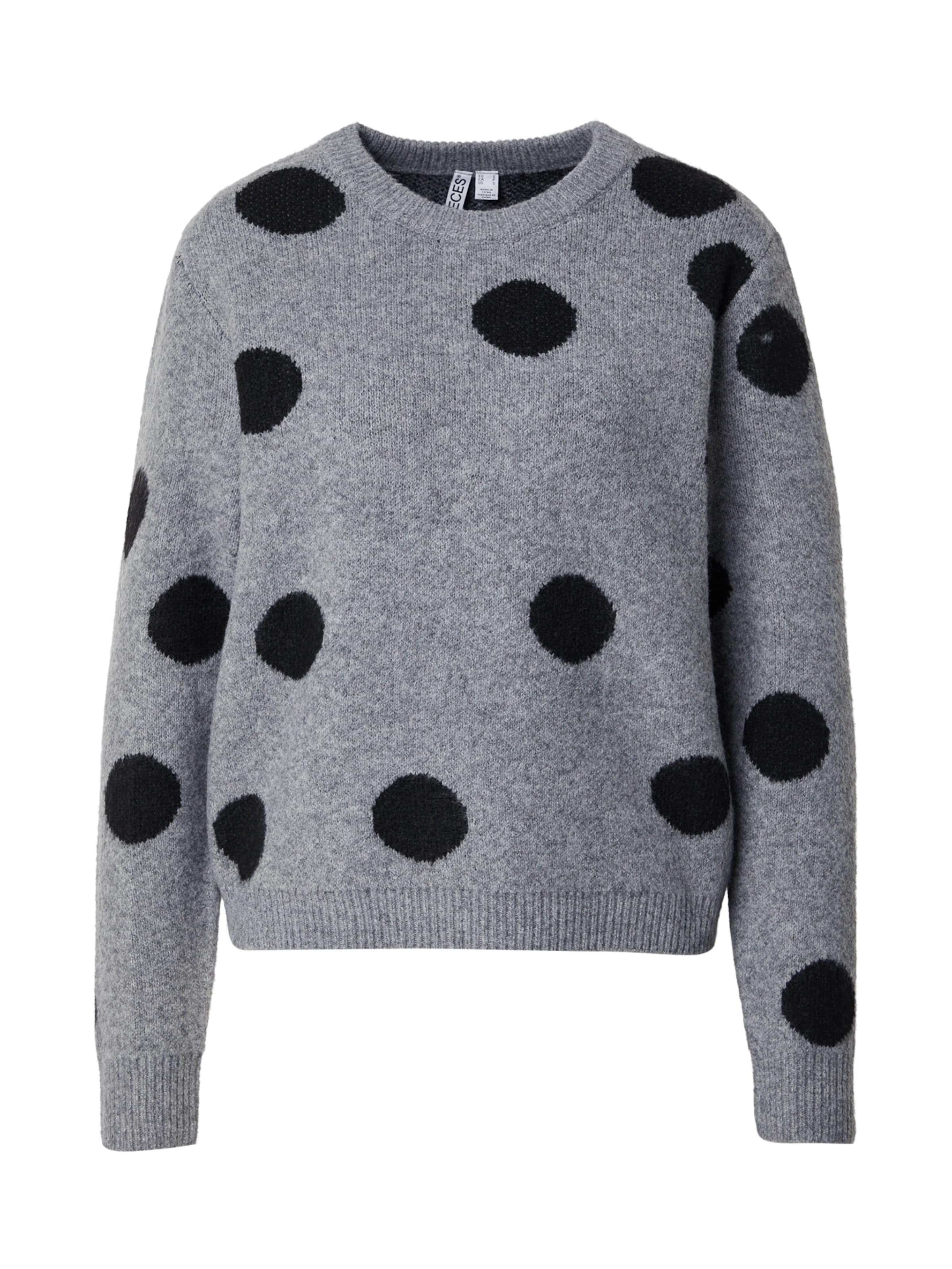 PIECES - Pullover 'PCOSLA' em cinzento: frente