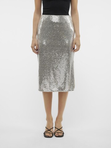 VERO MODA Rok in Grijs: voorkant
