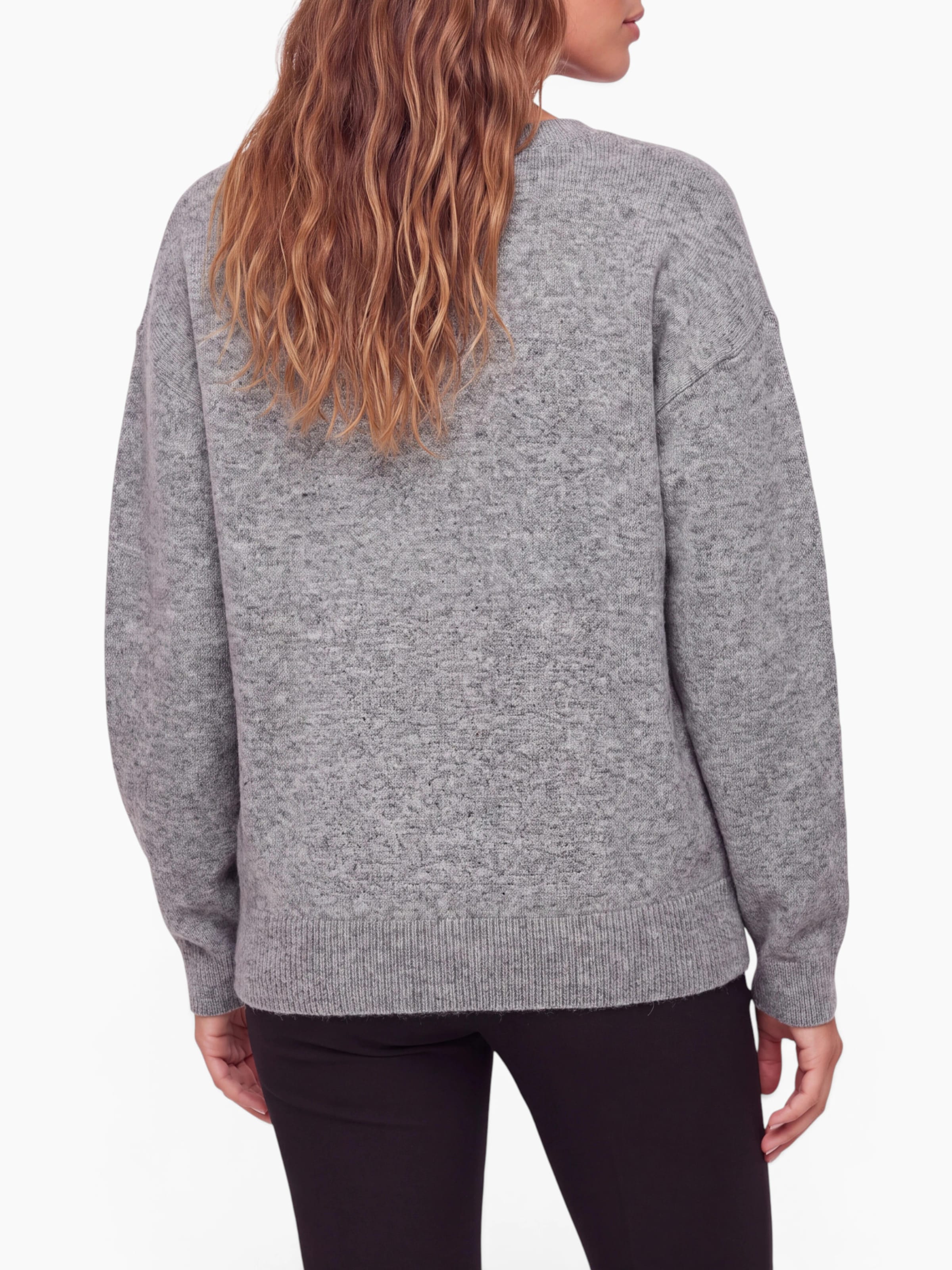 PIECES Sweater 'PCSALLY' in Grey
