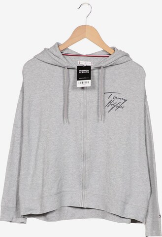 TOMMY HILFIGER Kapuzenpullover L in Grau: predná strana