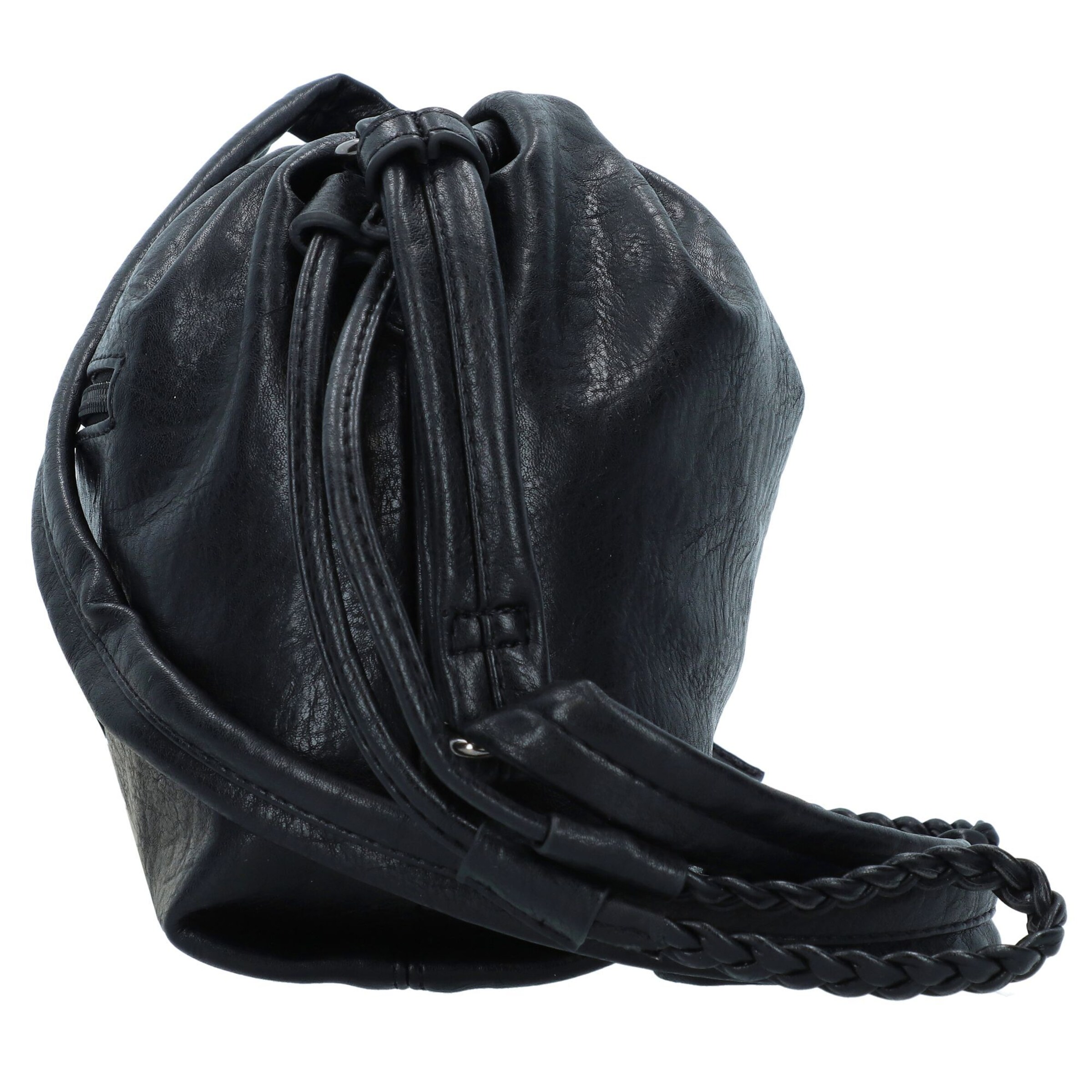 TOM TAILOR Schoudertas 'Liza' in Zwart