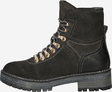 MUSTANG Lace-Up Ankle Boots in Brown