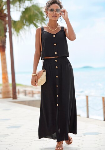 VIVANCE - Falda en negro: frente