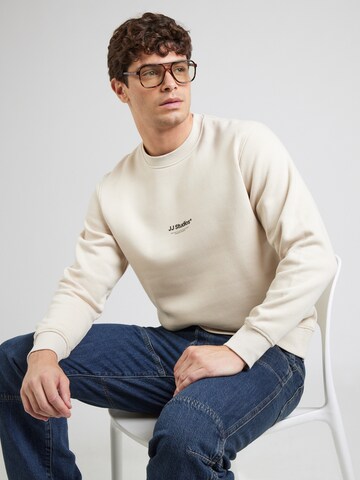 JACK & JONES - Sudadera 'JHESOHO' en beige: frente