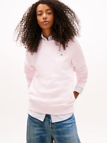 Tommy Jeans Sweatshirt in Pink: front