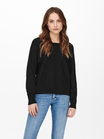 ONLY Sweater 'MINDY' in Black: front