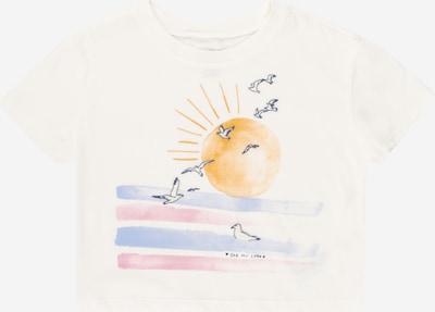 OshKosh Camiseta 'IVORY SUNSET' en navy / azul ahumado / amarillo oscuro / rosa claro / blanco, Vista del producto