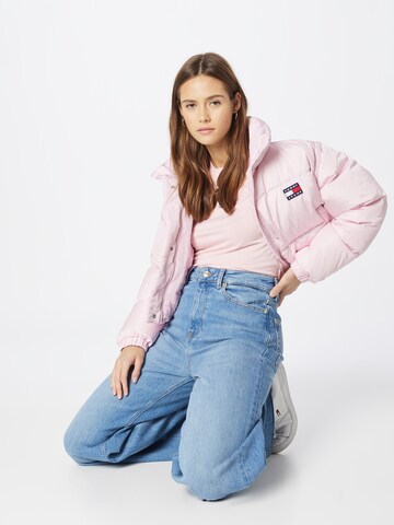 Maglietta di Tommy Jeans in rosa