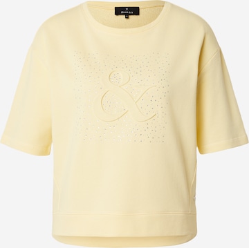 geltona monari Megztinis be užsegimo: priekis