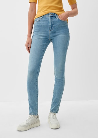 s.Oliver Skinny Jeans in Blauw: voorkant
