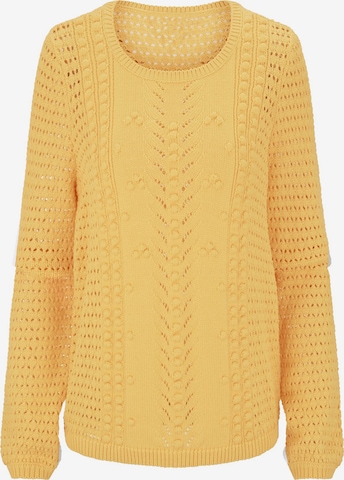 Linea Tesini by heine Sweater in Yellow: front