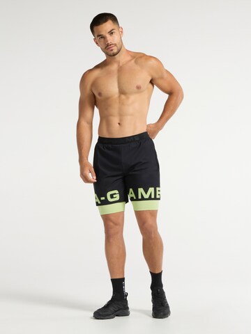A-Game - Regular Calças de desporto em preto: frente