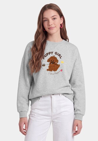 Sweat-shirt MYMO en gris : devant