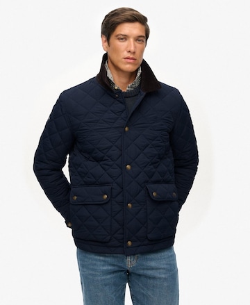 Veste mi-saison Superdry en bleu : devant