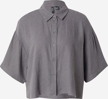 VERO MODA Bluse 'LINN' in Grau: predná strana