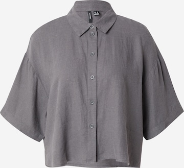 Camicia da donna 'LINN' di VERO MODA in grigio: frontale