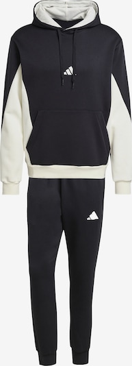 ADIDAS SPORTSWEAR Treenipuku värissä musta / valkoinen, Tuotenäkymä