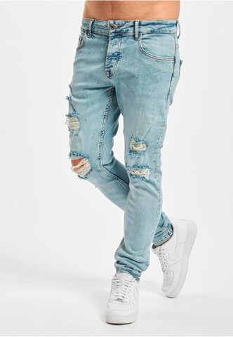 2Y Premium Skinny Jeans in Blue: front
