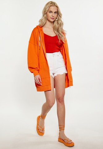 IZIA Sweatjacke in Orange