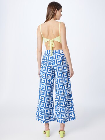 Free People Wide Leg Hose 'MENOCRA' in Blau