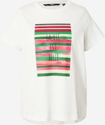 Vero Moda Curve T-shirt i vit: framsida