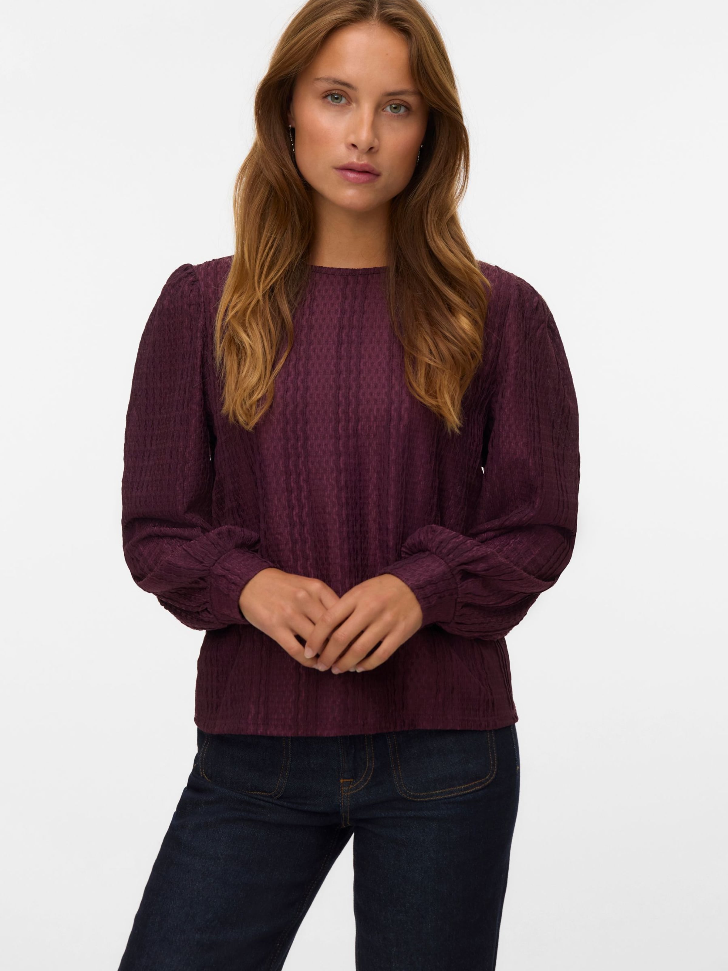 VERO MODA Bluse in Rot: Vorderseite