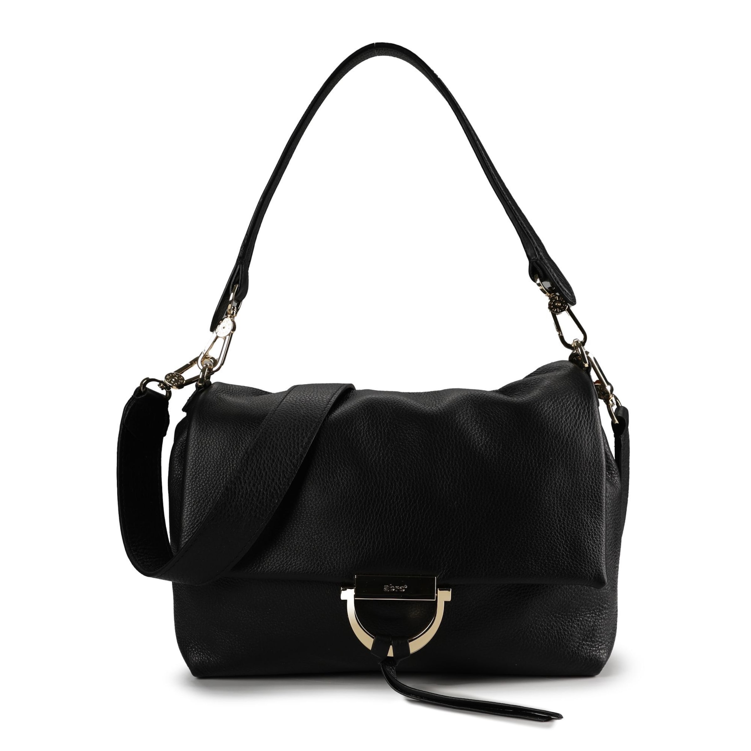ABRO Shoulder bag 'Temi' in Black: front