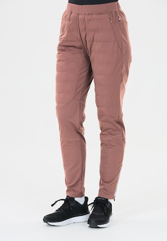 ENDURANCE Slimfit Sportbroek 'Eluna' in Rood: voorkant