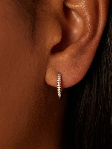 Lucardi Ohrringe 'Modernes Basic' in Silber