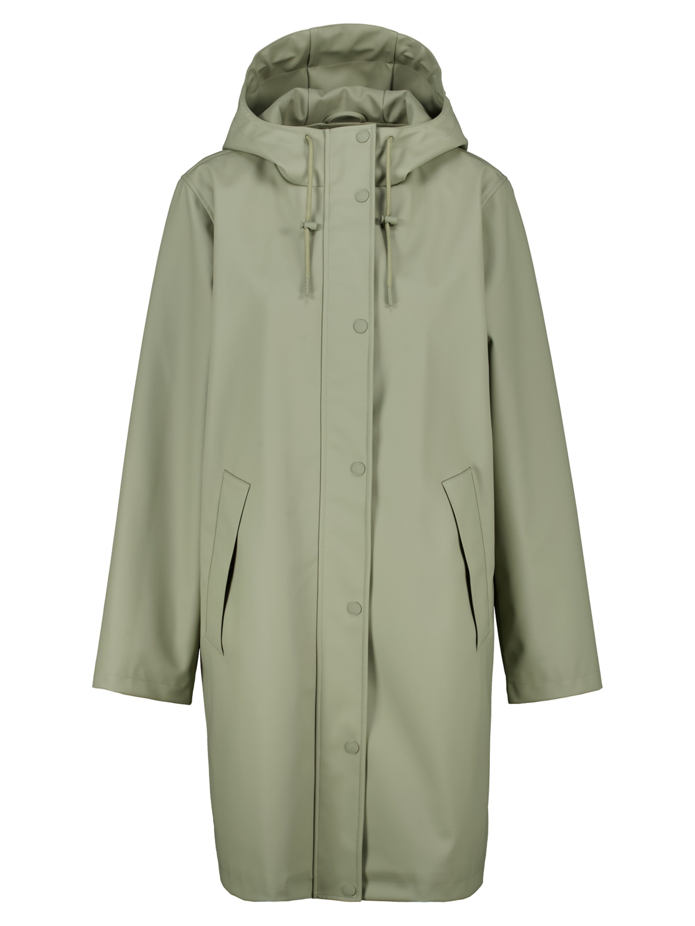 America Today Raincoat in Green: front