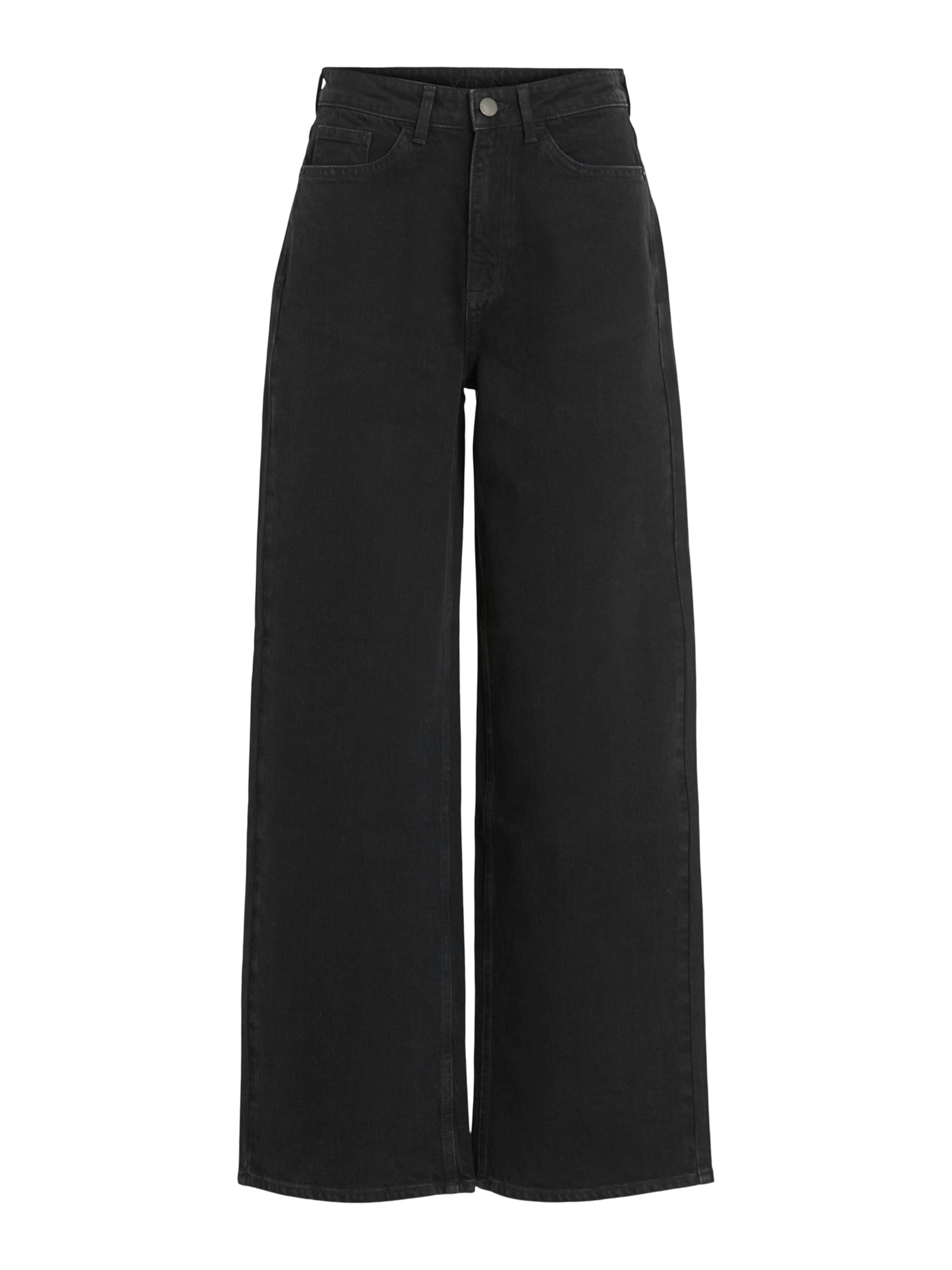 VILA - Vaquero 'VIFreya' en negro: frente