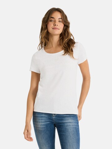 LIEBLINGSSTÜCK Μπλουζάκι 'Cia' σε λευκό: μπροστά