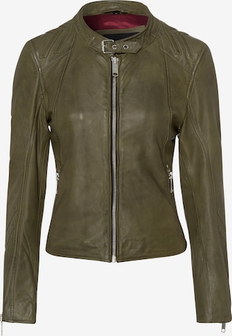 Maze Between-Season Jacket in Green: front