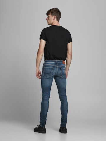 mėlyna JACK & JONES Siauras Džinsai 'Liam'