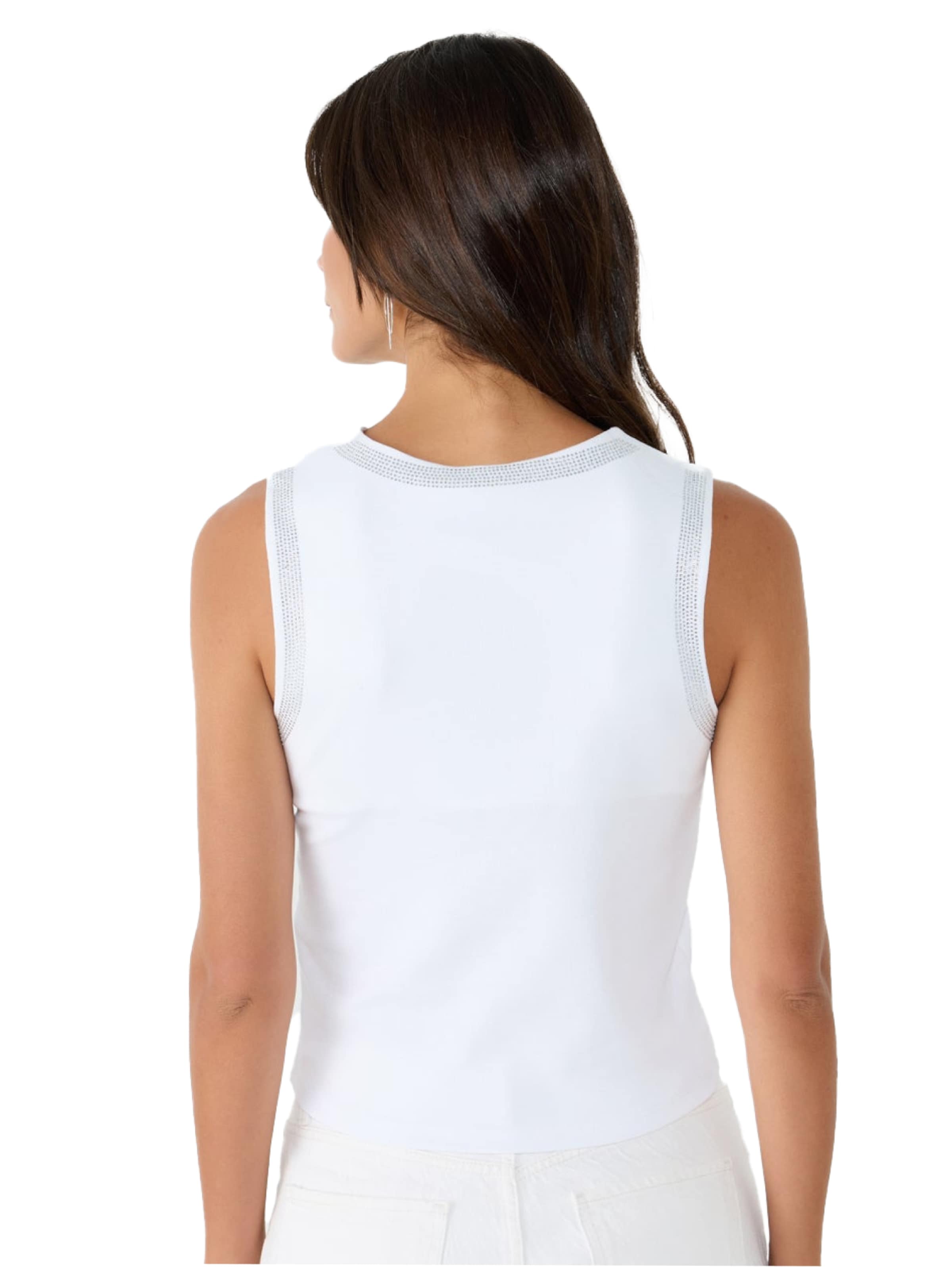 No Matter What Top in White