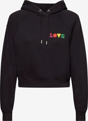 Sweat-shirt ESPRIT en noir : devant