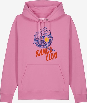 Sweat-shirt 'Ramen Club' Watapparel en rose : devant