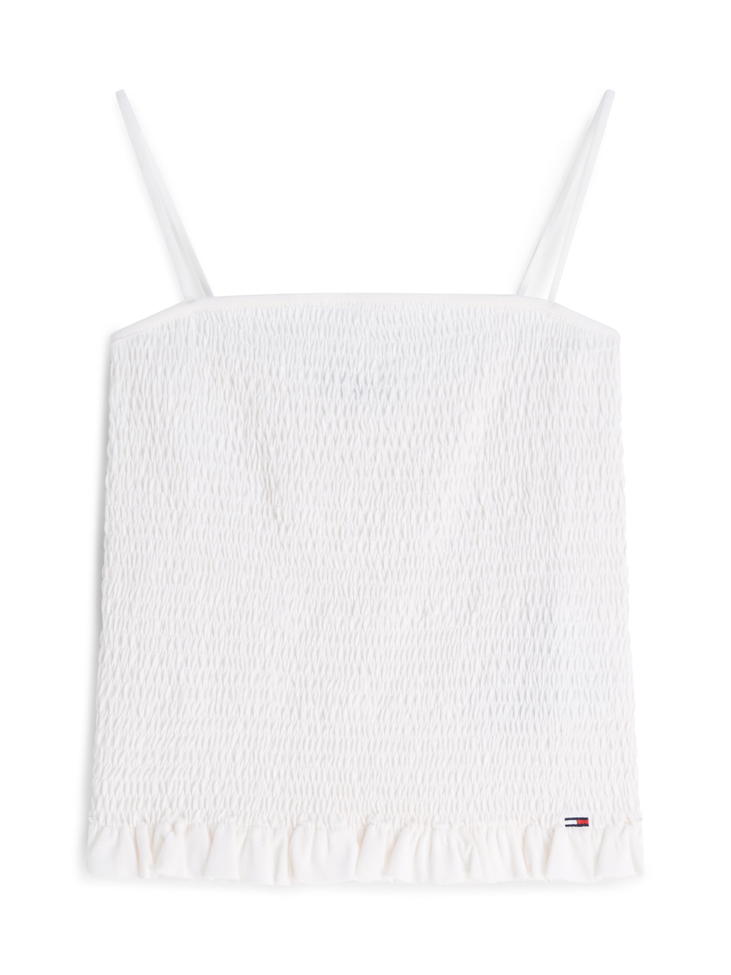 Tommy Jeans Τοπ σε λευκό: μπροστά