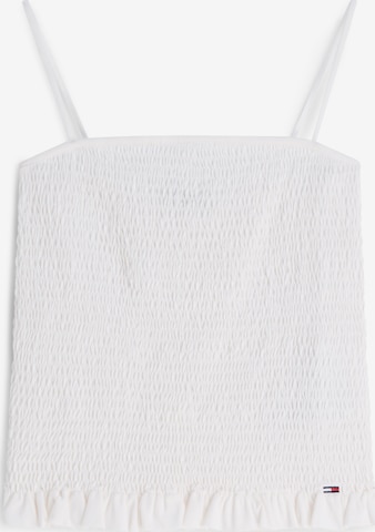Tommy Jeans Top in White: front