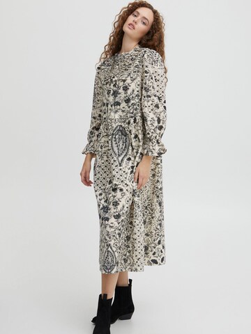 Atelier Rêve Jurk in Beige: voorkant