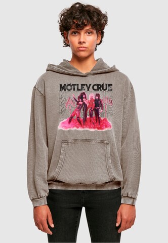 Merchcode Sweatshirt 'Motley Crue' in Grijs: voorkant