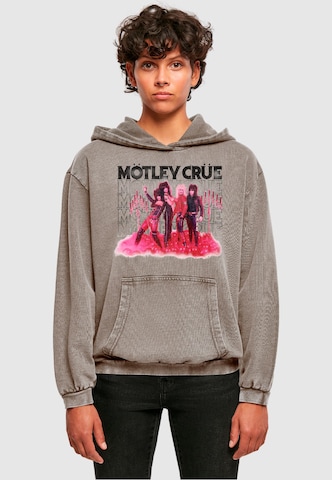 Sweat-shirt 'Motley Crue' Merchcode en gris : devant