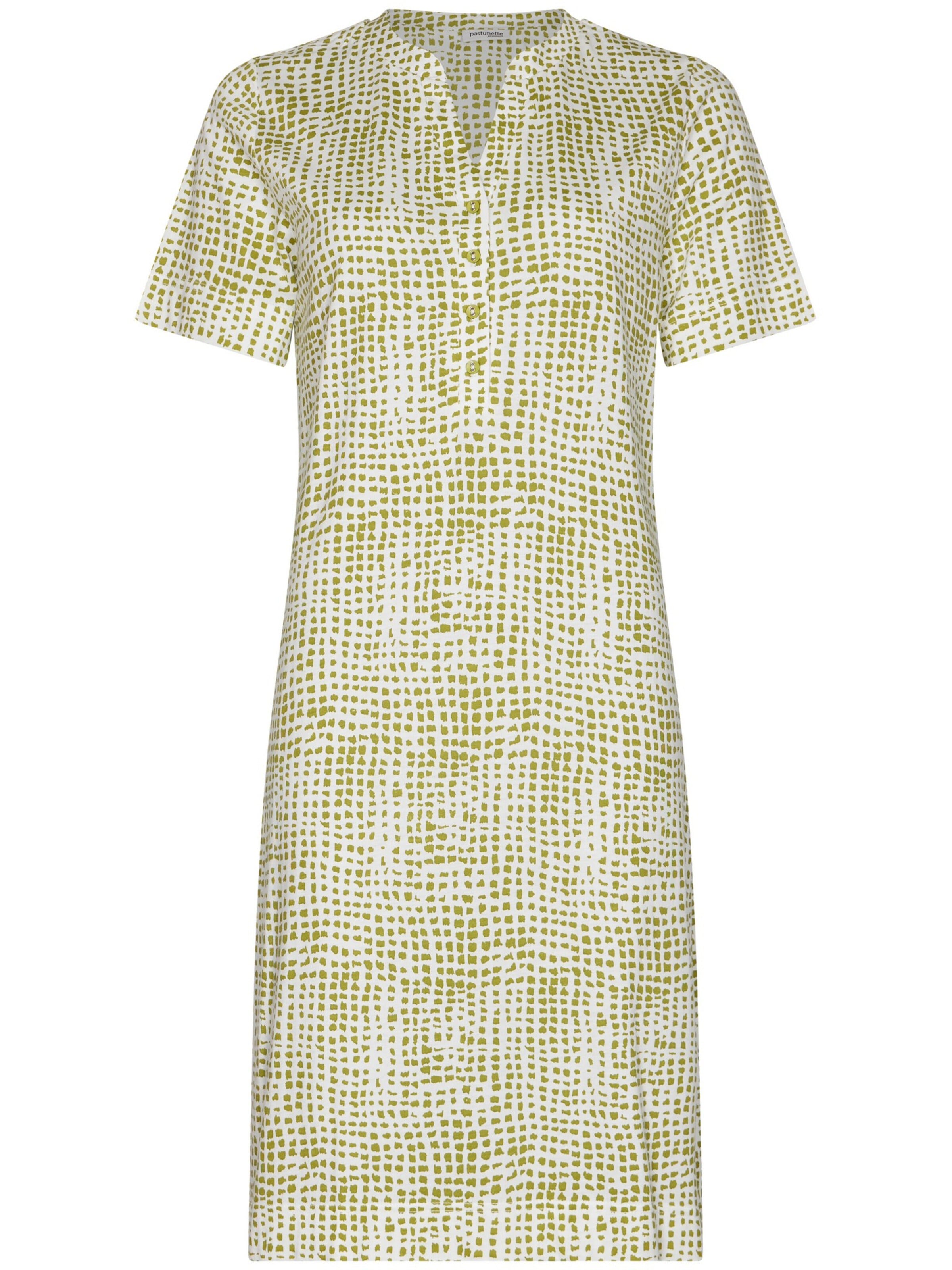 Chemise de nuit Pastunette en vert : devant